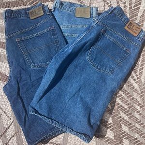 3 pairs size 32 vintage Ralph Lauren men’s shorts